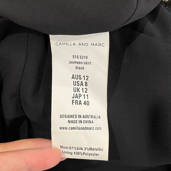 Camilla and Marc Jasmeen Draped Silk Mini Skirt - Picture 9 of 10